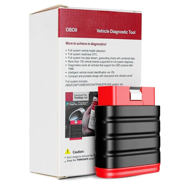 2023 Thinkcar Thinksafe OBD2 Scanner Full System Code Reader Scan 5 Reset OBD 2 Diagnostic Tools PK THINKCAR PRO