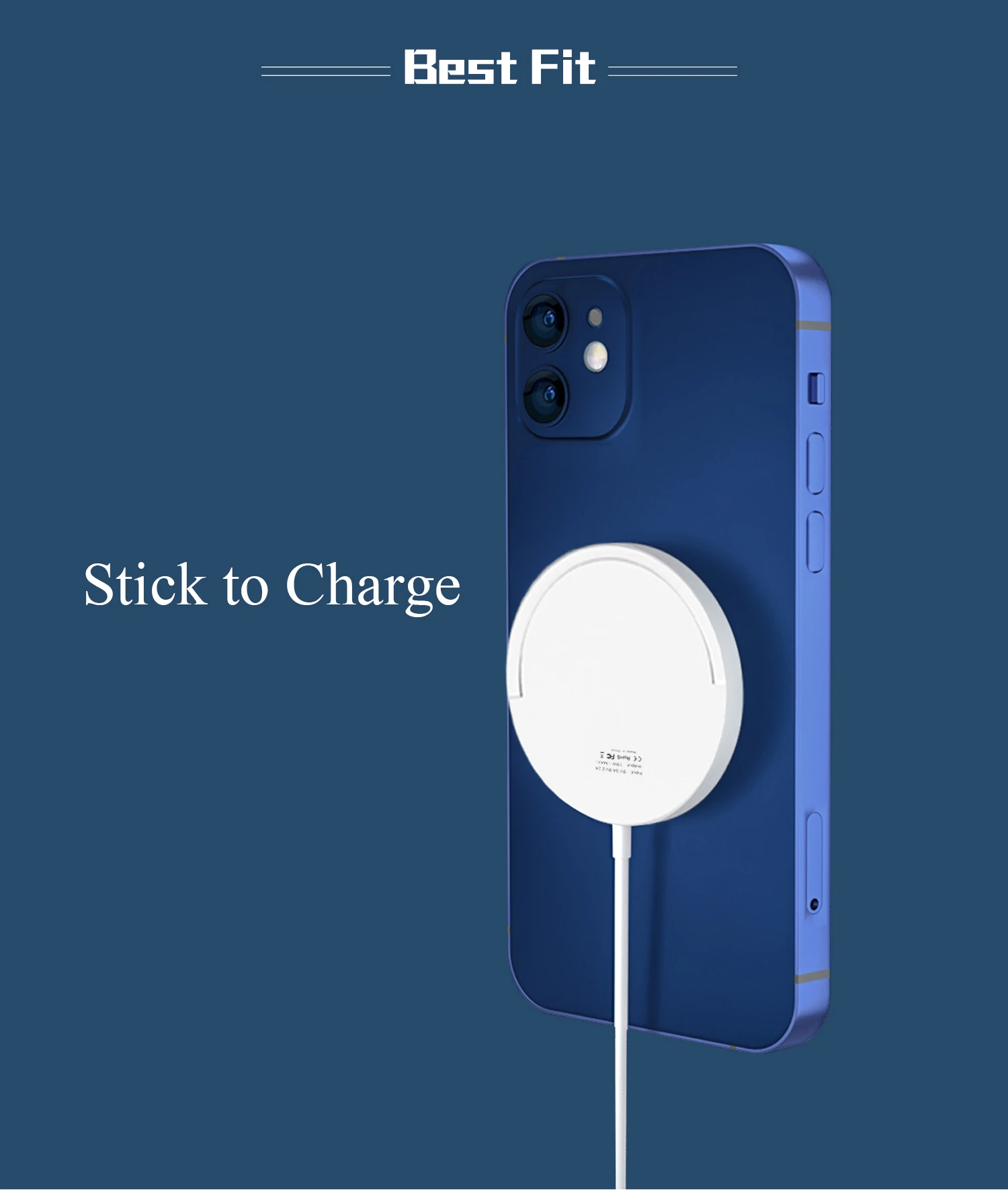  15w type c магнитное Беспроводное зарядное устройство с подставкой для iphone 12 pro