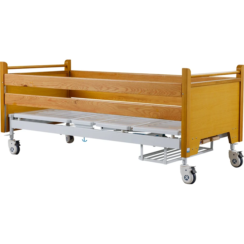 H2h профессиональная команда высокое качество деревянные спинки больницы руководство кормящих кровать для домашнего ухода