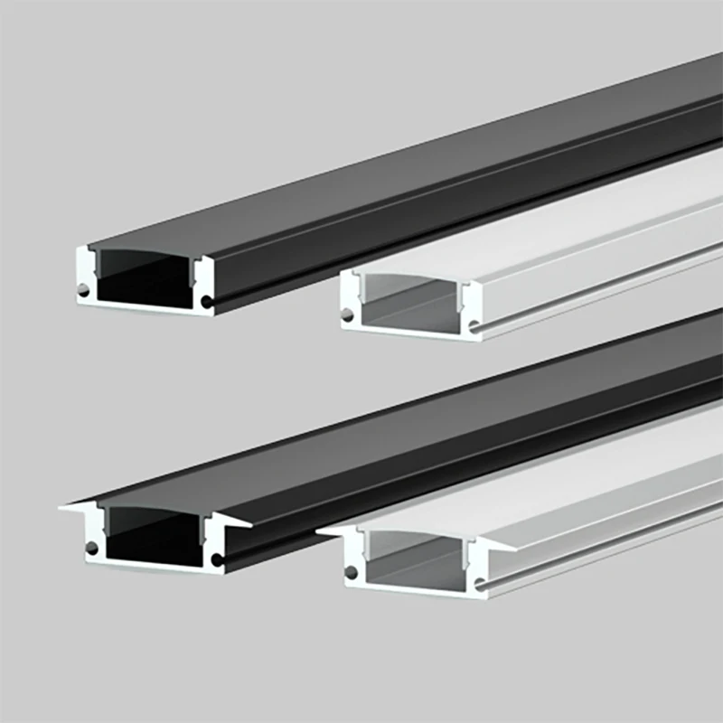 High Quality Luces LED Recessed LED Aluminum Profile Channel For LED Linear Light/LED Strip Light/Led Ceiling
