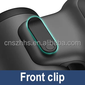 Personal USB Charging Strong Wind Portable Wearable Fan Electric Hanging Waist Belt Clip Mounted Fan For Outdoor With Display