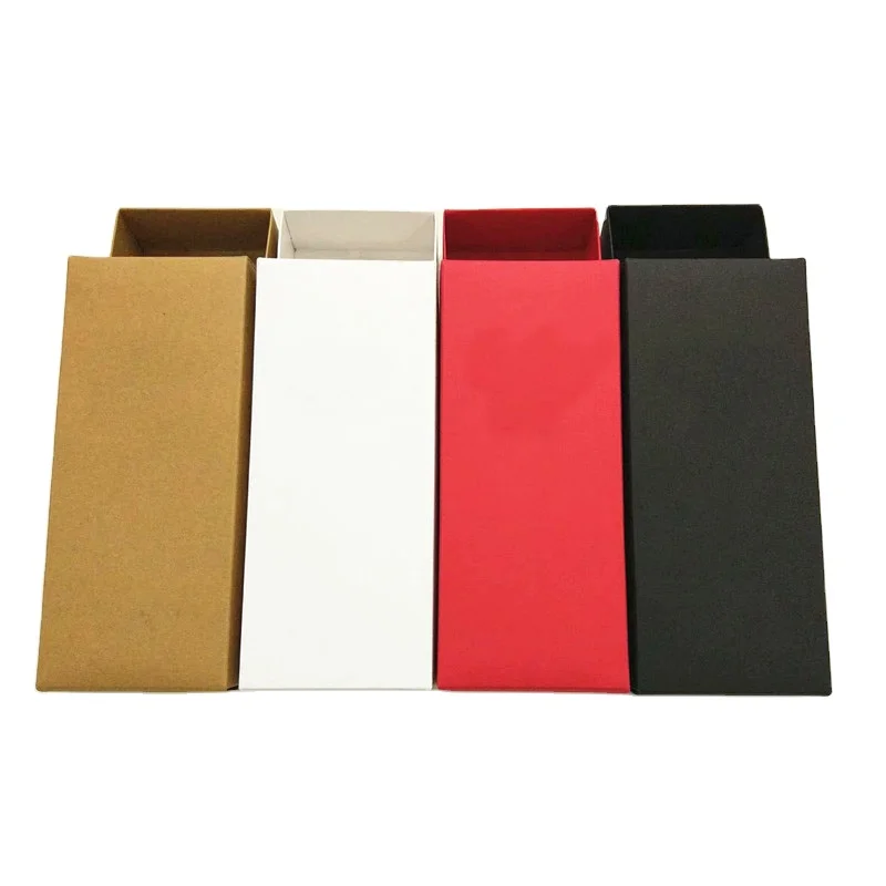 
Drawer type kraft paper packaging box custom pattern trademark custom cosmetics packaging box holiday packaging box 