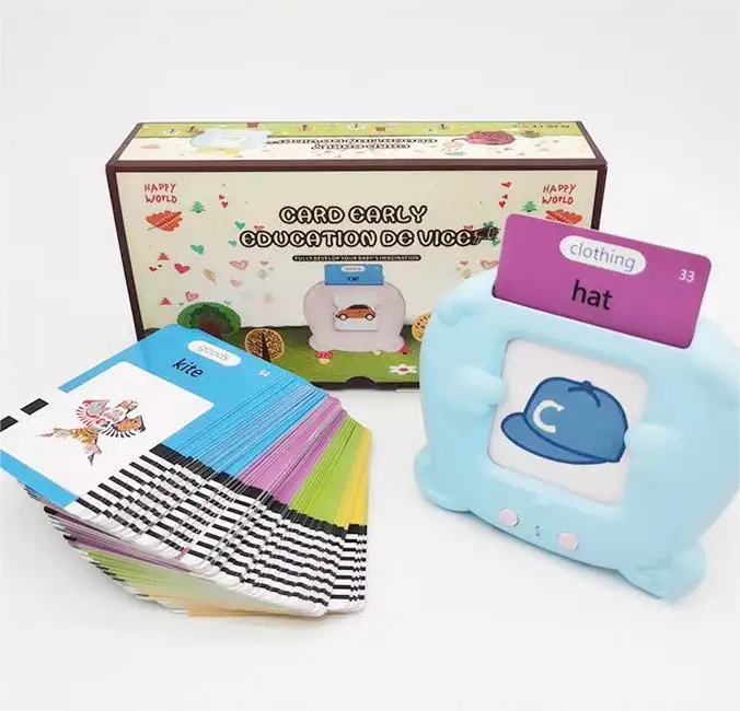 Mini Electronic Educational Flash Memory Cards Kids Plug-in Learning Machine Early Education Device Kids Sensory Learning Toy