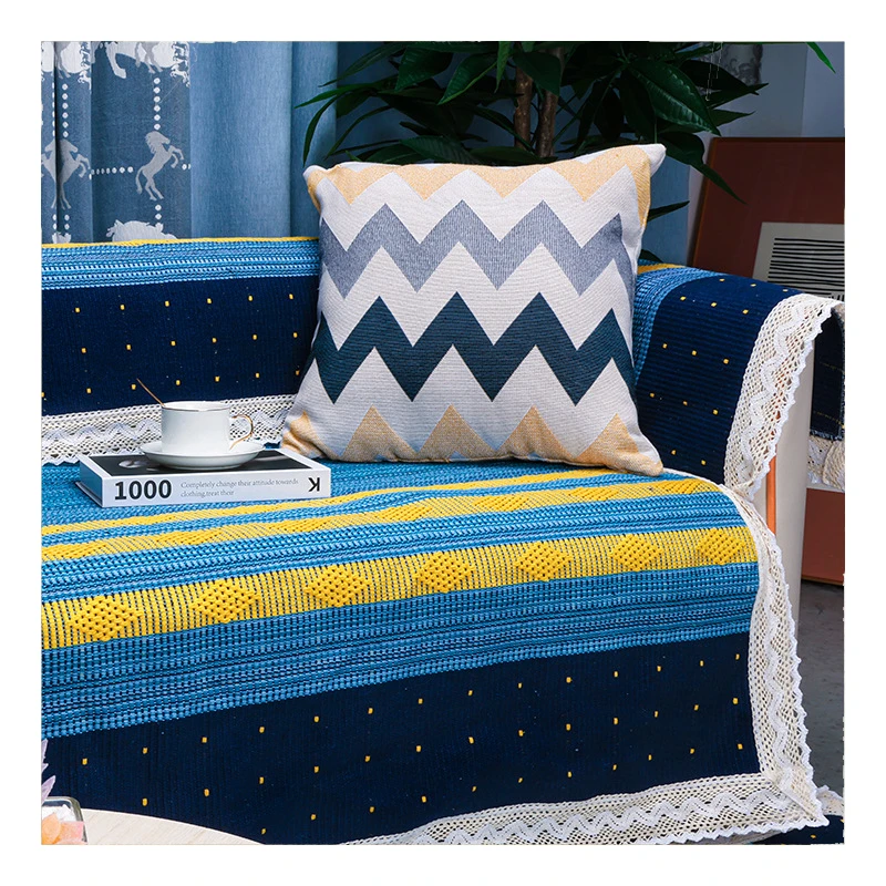 Super soft garden chic cotton protective sofa cover 2024 new magic sofa cover cushion anti-slip thickening anti-cat scratches