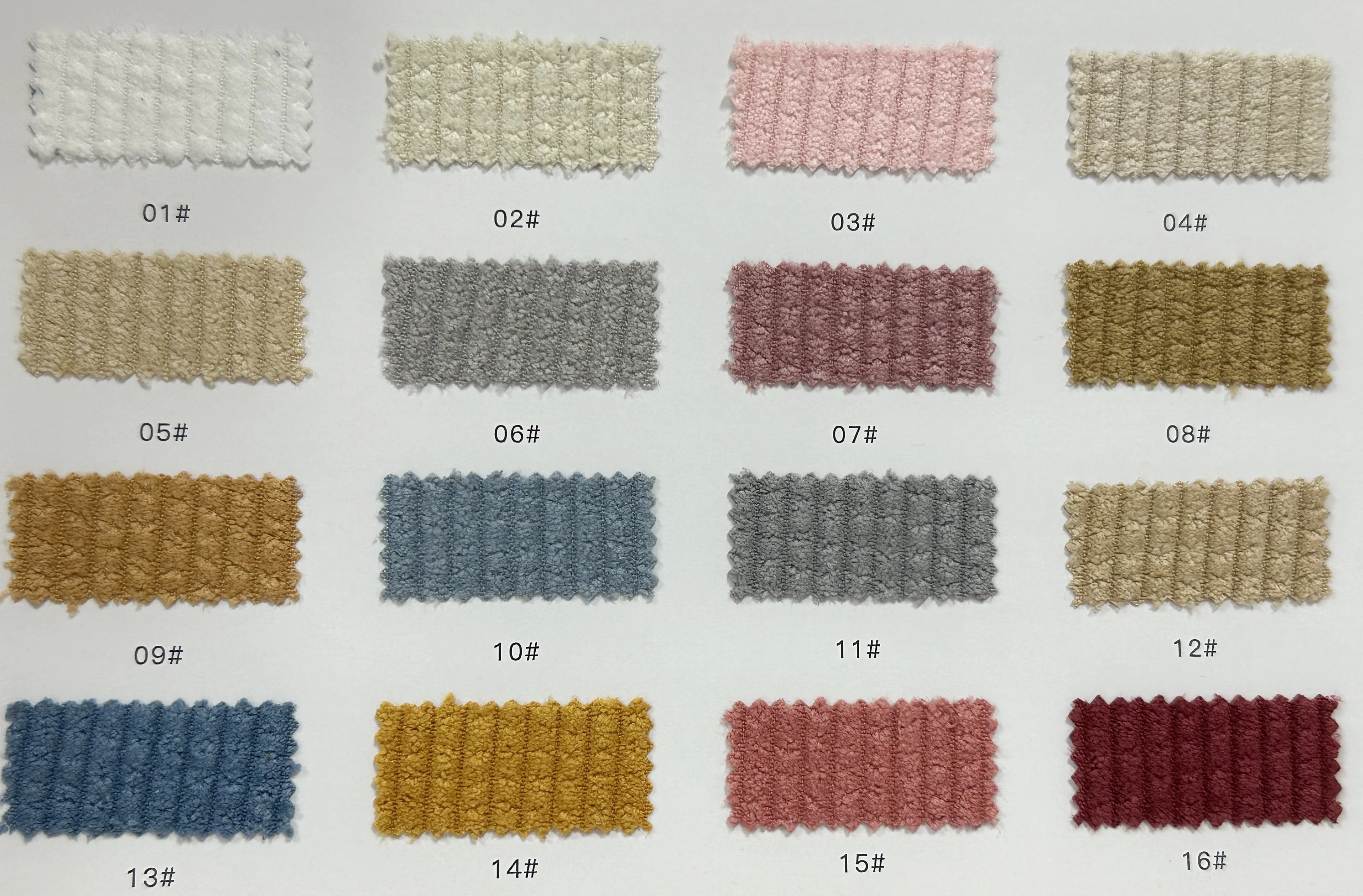 Home Textile 8 Stripe Bubble Spandex Fabric 100%polyester Fabric Corduroy Fabric Colored Outdoor Warmth Coats for Jackets