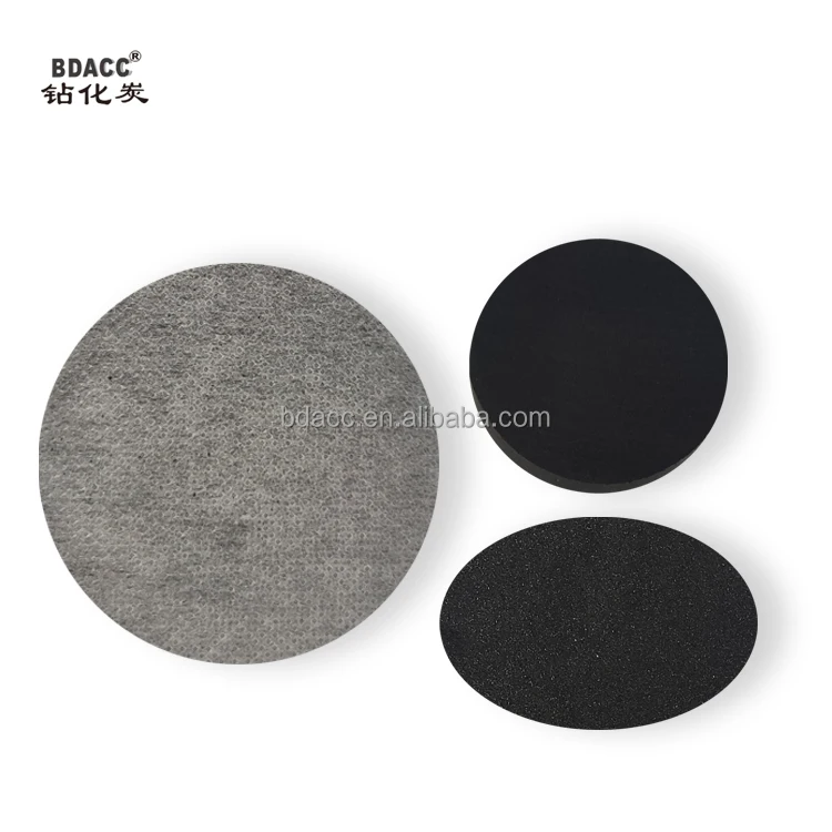 coconut shell activated carbon plate Micro discs drinking water filter for portable bottle