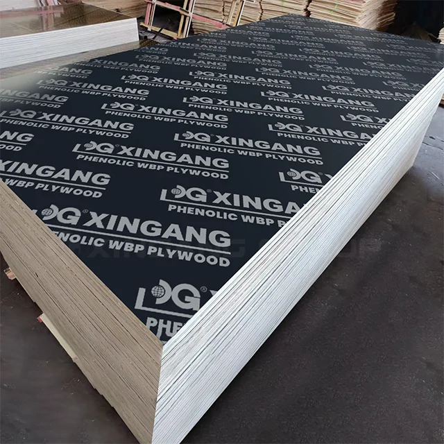 9mm 12mm 15mm 18mm marine plywood WBP glue brown/black poplar core film faced plywood