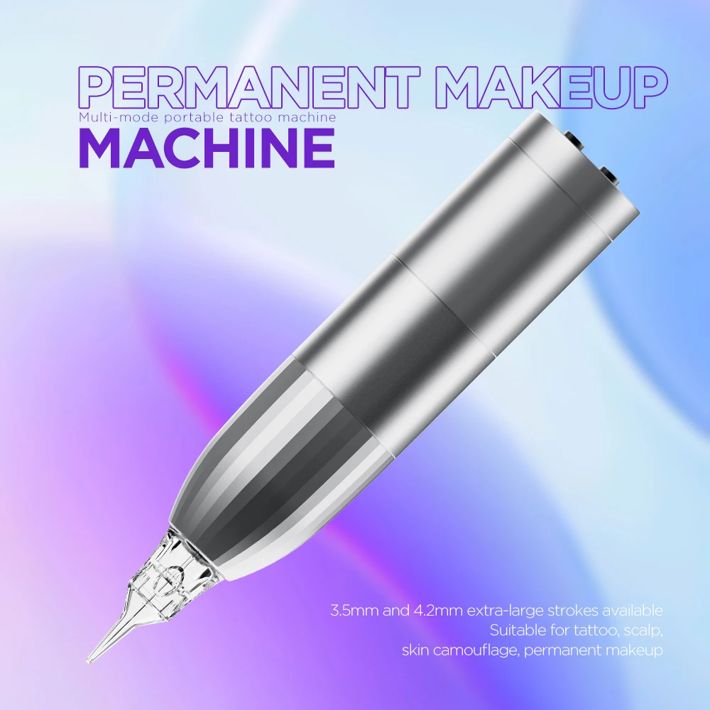 Multi-mode Adjustable Stroke Tattoo Kits Big Display Tattoo Guns Kits Professional Permanent Makeup Body Tattoo Machine