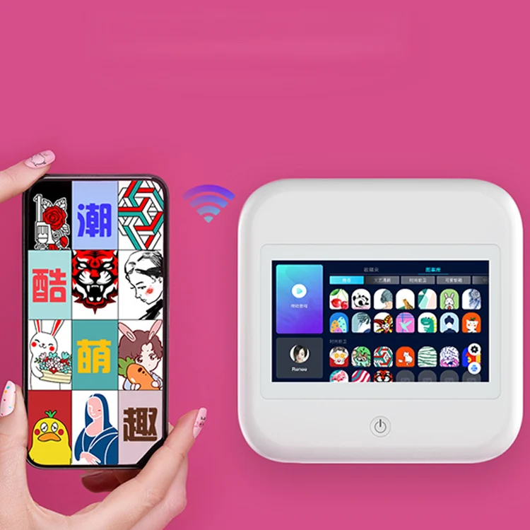 
Simple And Easy Painting With One Click Nails Printer 3d Digital Nail Art Photo Drawing Machine 