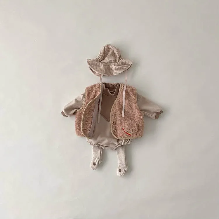 2020 New Autumn Winter Baby Clothes Children Clothing Girl and Boy Thick Jacket Kids Fur Vest