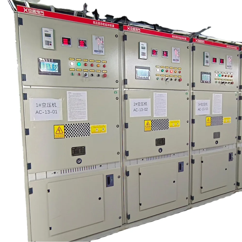 Air Compressor High-Voltage Motor Starter 13.5KV Motor Solid-State Soft Start Device with Thyristors and Bypass Devices