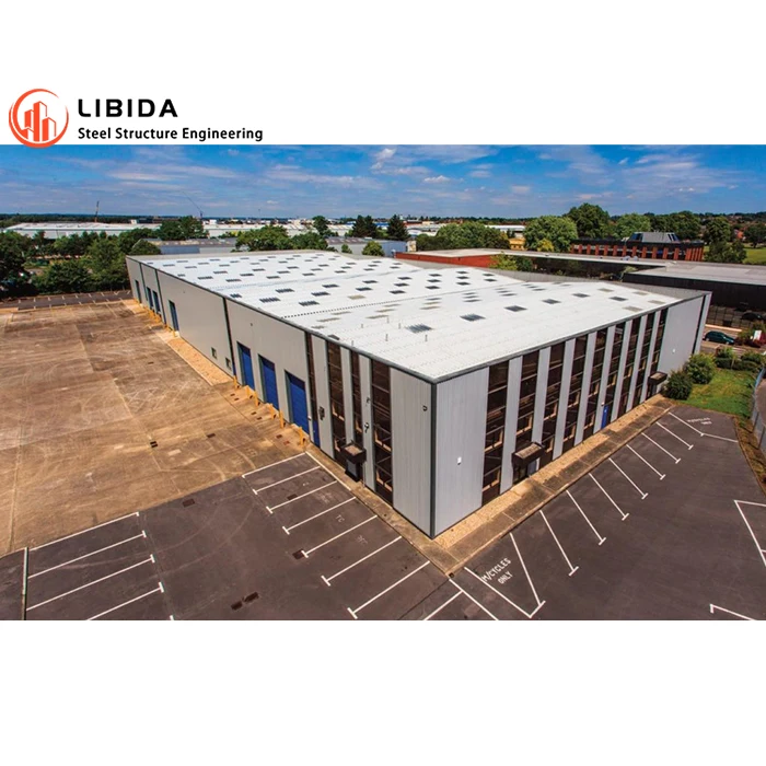 Prefab Light Steel Structure Construction Warehouse Insulated Light Metal Building