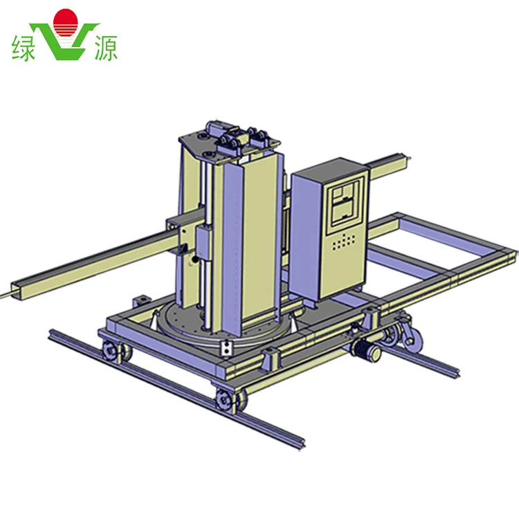 Teaching mode positioning Linear robot Fully automatic refining car Aluminum water refining car