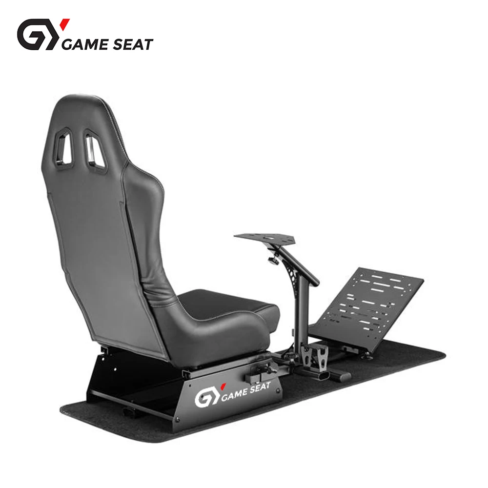GY013 Gaming f1 Logitech G25 G27 racing simulator with gear shifter holder adjustable racing seat simulator