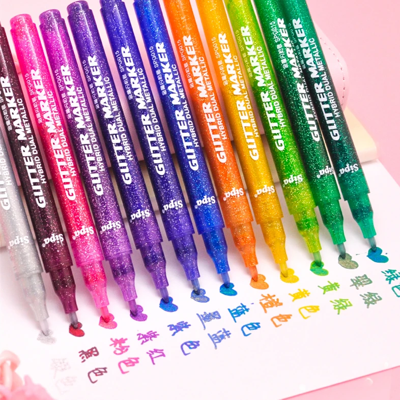 Экологически чистые маркеры для хранения nuvo с блестками граффити