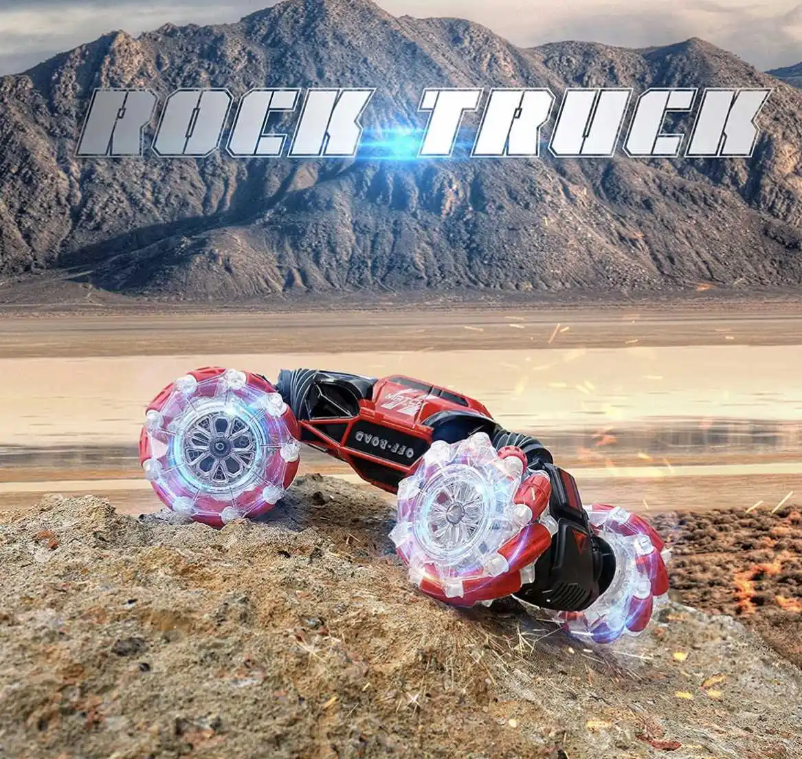 Amazon Best Selling Radio RC Car Stunt Car Toy 2.4GHz Watch Induction Climb Truck 2023