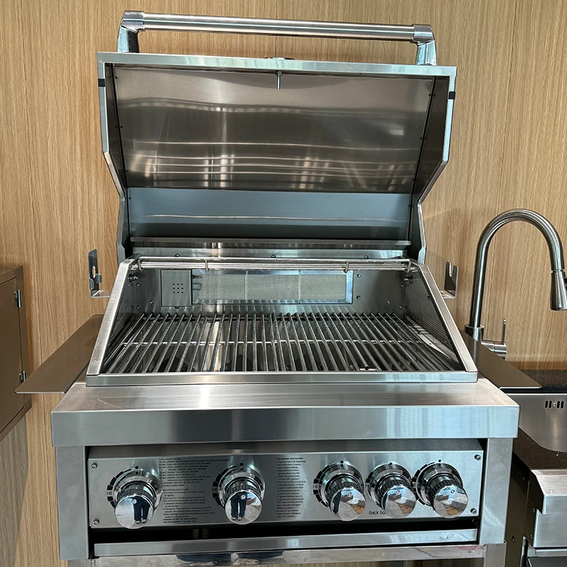 Outdoor Grill Built In Griddle Bbq Gas Grills Manufacturers