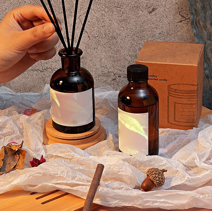 wholesale luxury wedding gift home handmade aroma reed diffuser sets