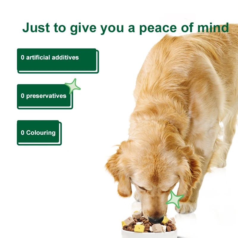 10kg Healthy Natural Promotion Price Organic Delicious Chicken Flavor Premium Dog Food Vitality Fruit Series Whole Food