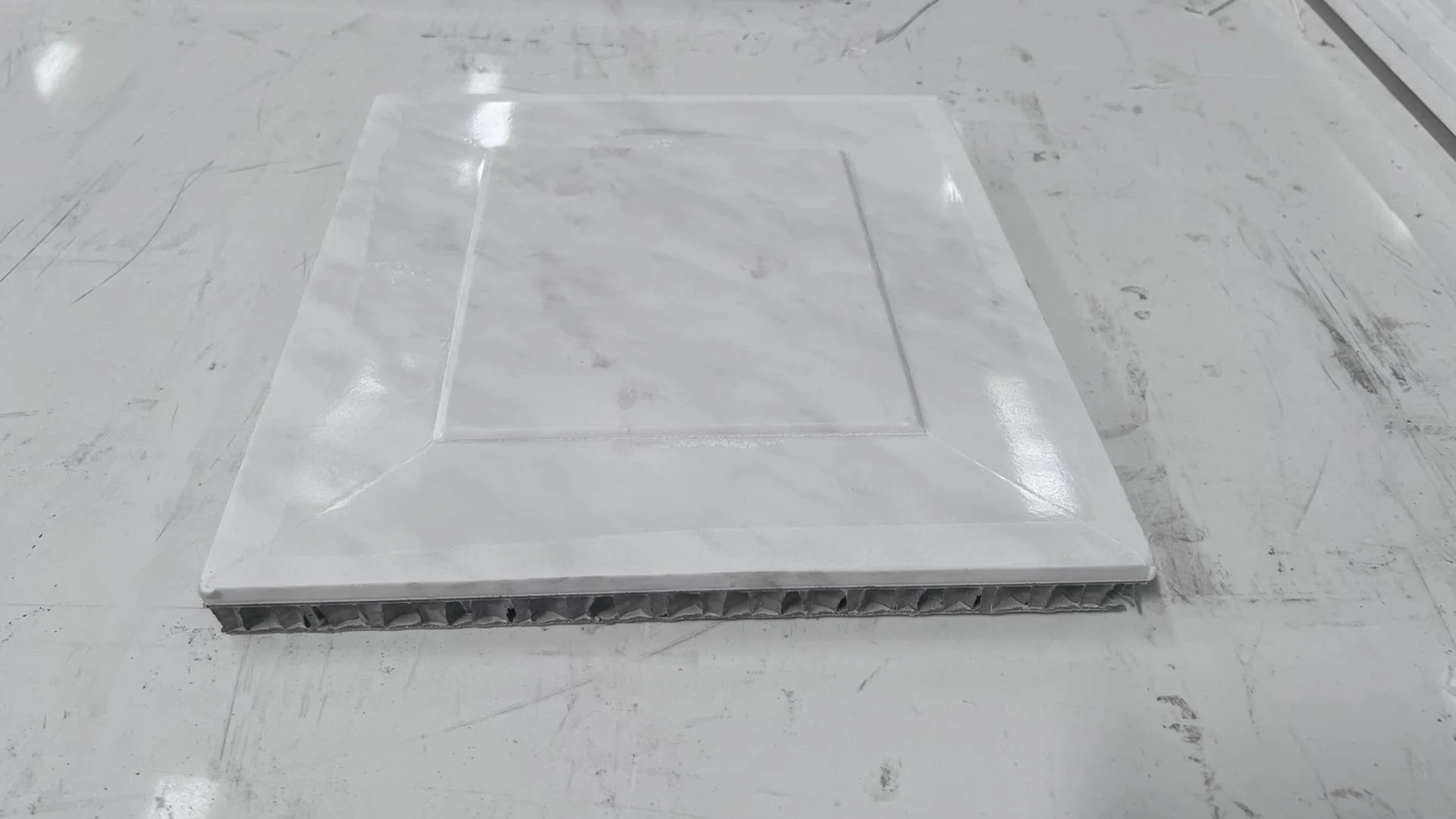 Cut-To-Size Hotel Decoration Material Marble aluminum composite stone