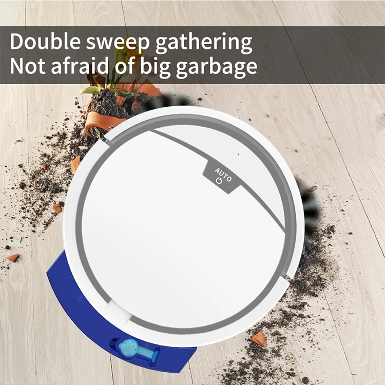 High Quality Household Wet & Dry Intelligent Sweeping Robot USB Rechargeable Wireless Cordless Vacuum Cleaner