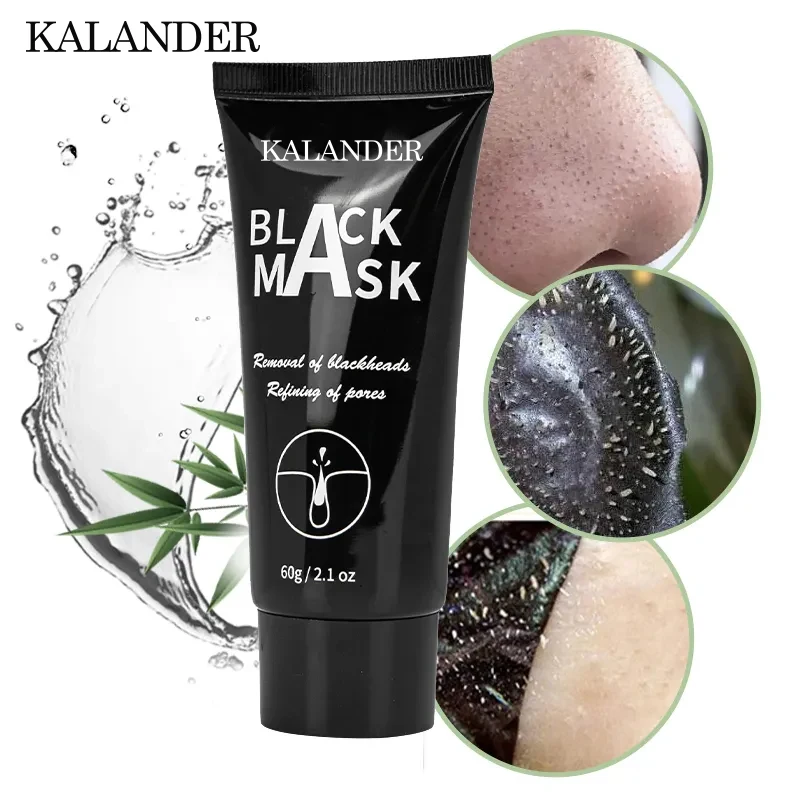Wholesale Skincare Crystal Cream Face Mud Private Label Carbon Black Peel Light Nose Blackhead Remover Facemask Bulk