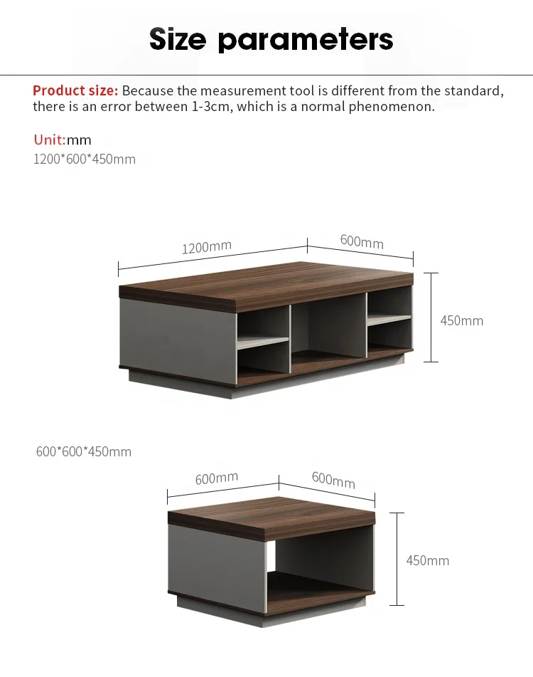 Large antique wooden desk tea coffee side tables of the room with storage for living room or office