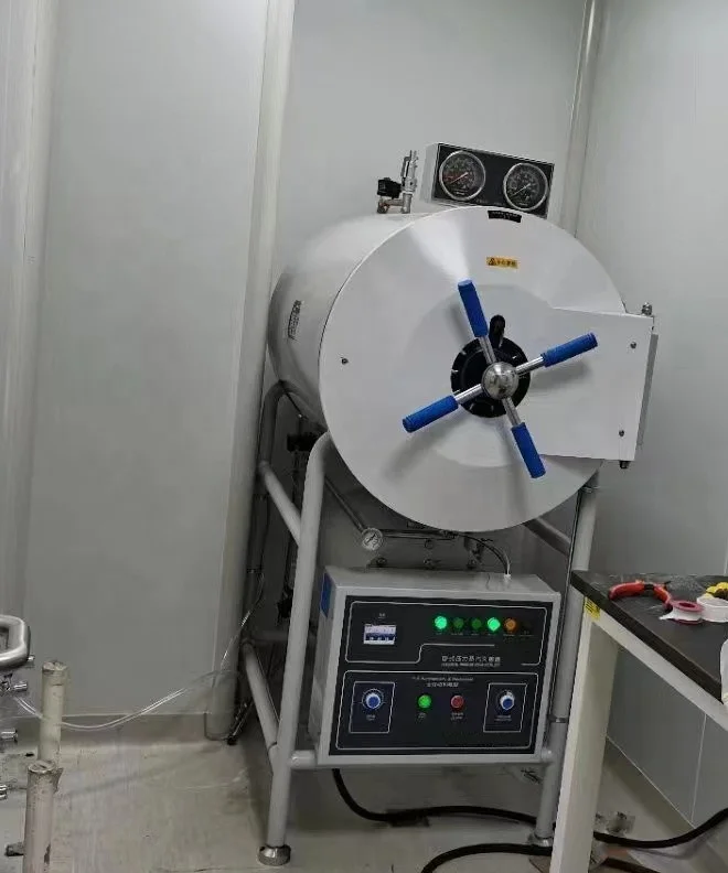 Horizontal Pressure Steam Sterilizer Hot selling medical sterilization machinery Cleaning and disinfecting equipment