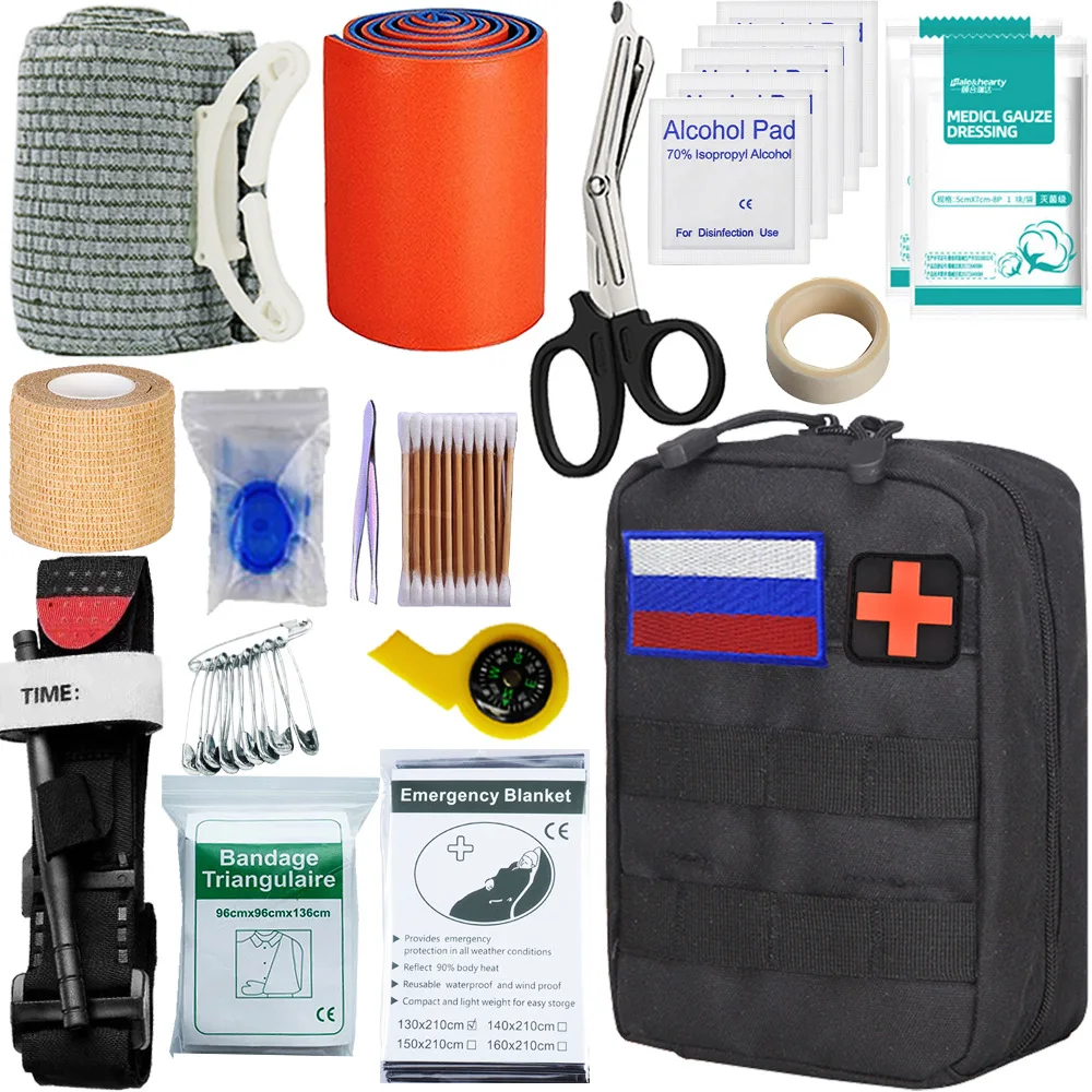 Emergency Trauma Survival tools Medical Box First Aid Kit for travel