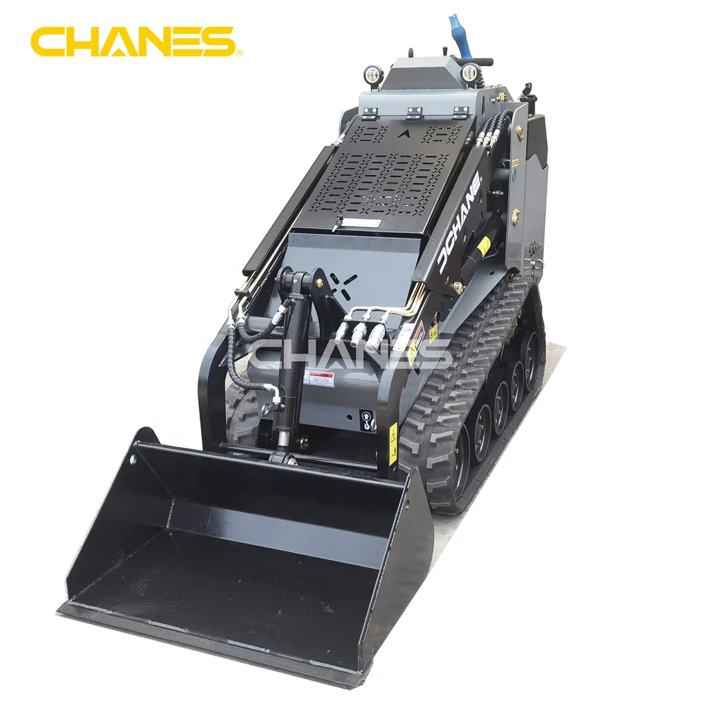 36 inches wide mini skid steer diesel EPA certified Perkins engine joysticks control on tracks
