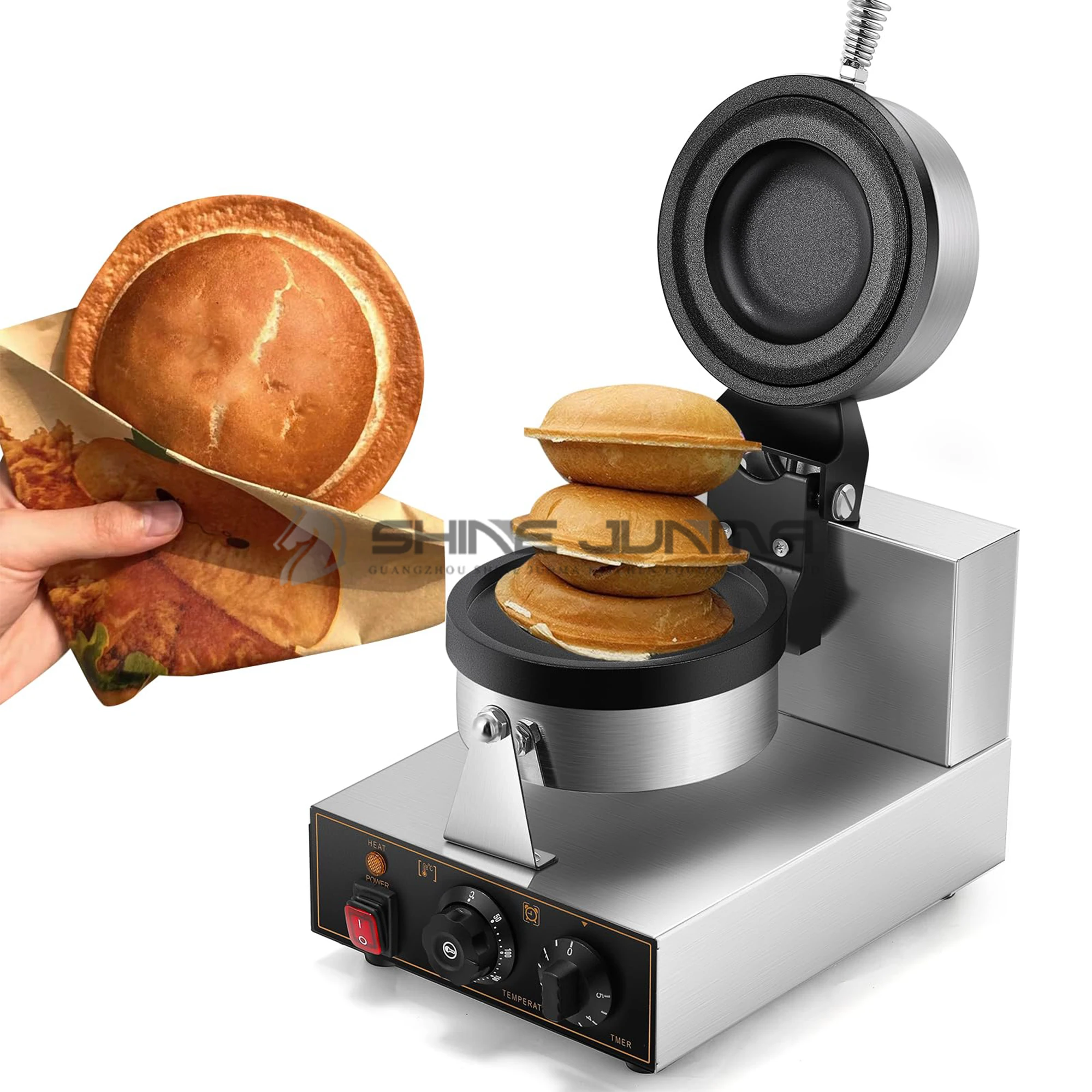 UFO Hamburger Maker Burger Machine Ice Cream Waffle Maker Panini Press Baking Waffle Maker Mini Burger Waffle Machine