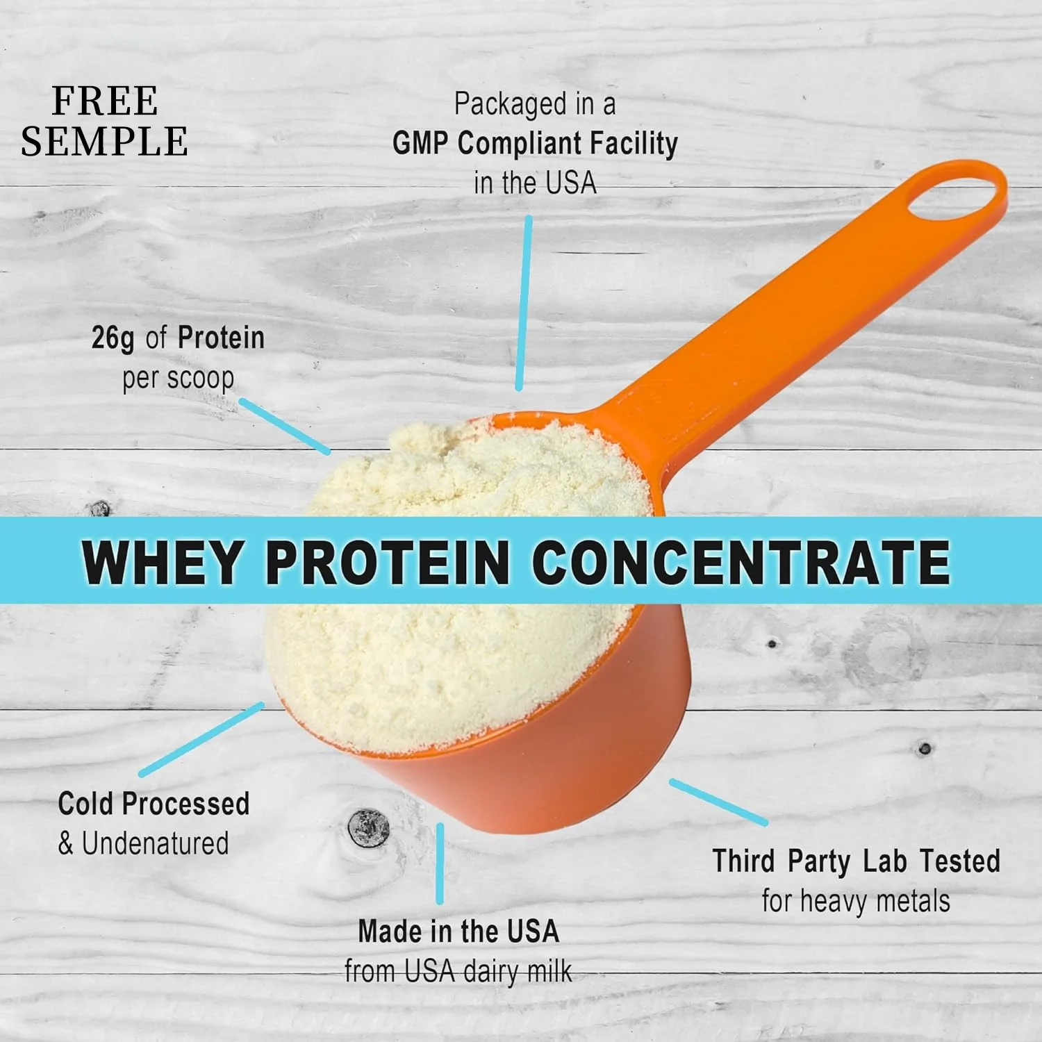 Free Sample nutritional Supplement Whey Protein Gym Supplement Pre-workout creatine monohydrate powder