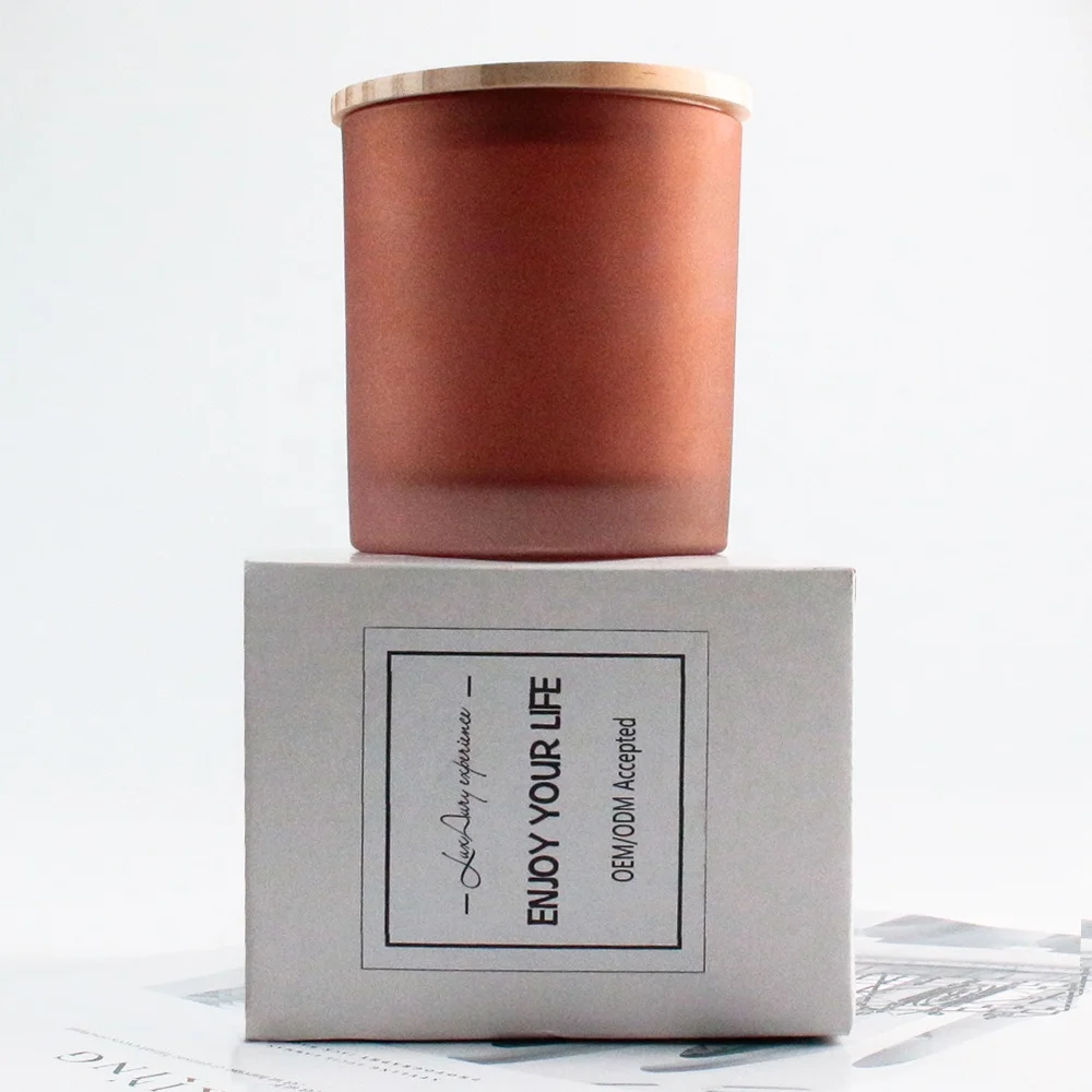 in bulk 300ml straight side matte candle jars clear 10oz reasonable price frosted amber glass candle jar