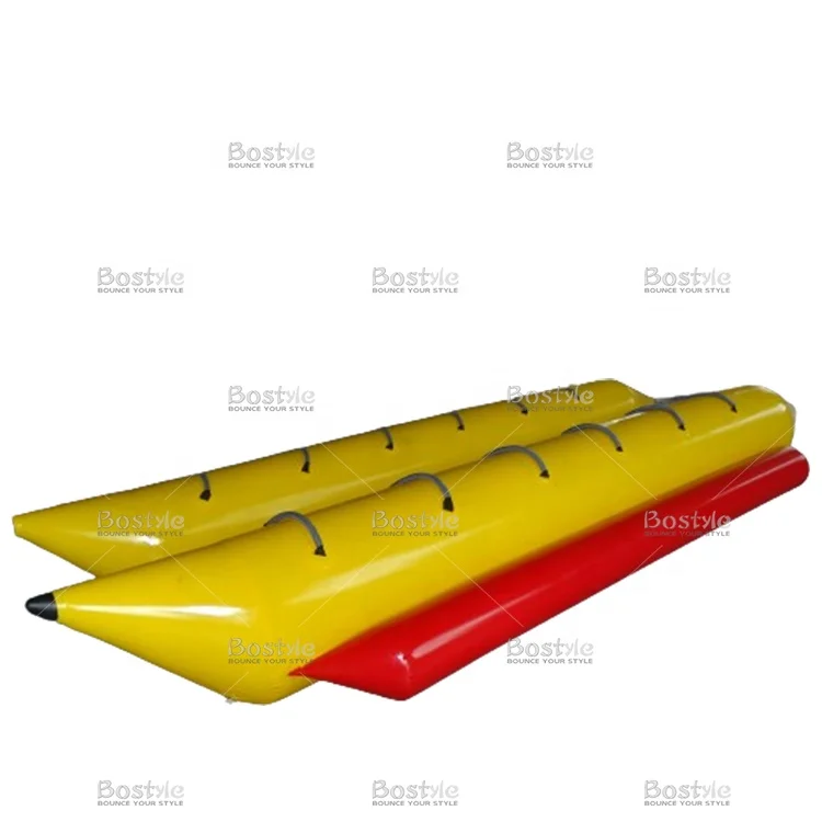Factory price inflatable banana boat inflatable fly fish floating boat inflatable water games for sale