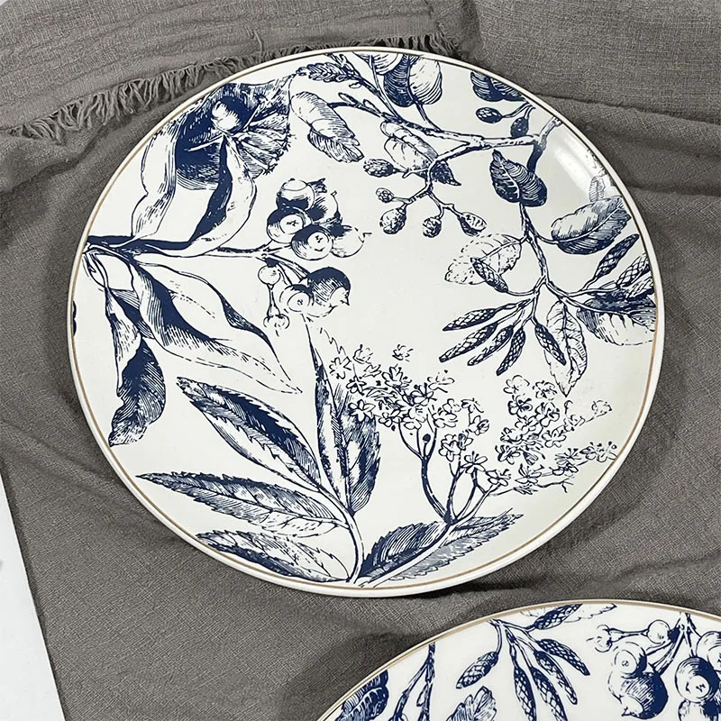 2022 Customized New Design French Tableware Hot selling Dinner Plate