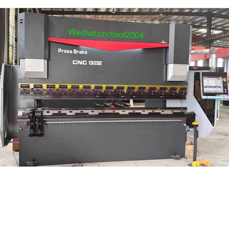 Precise Bending Angle DELEM DA66T DA69T Controller  110T3200 Hybrid Servo Press Brake 6+1Axis