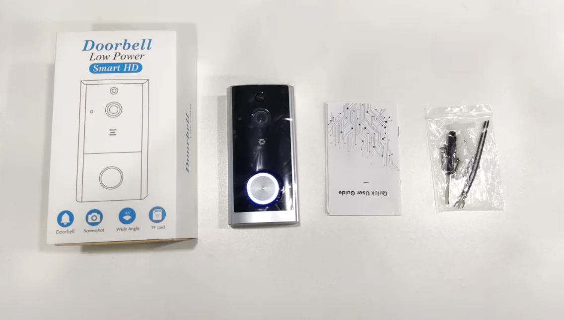 Wireless Doorbell Smart Door Bells Smart Life App Home Security Bell Camera with Battery