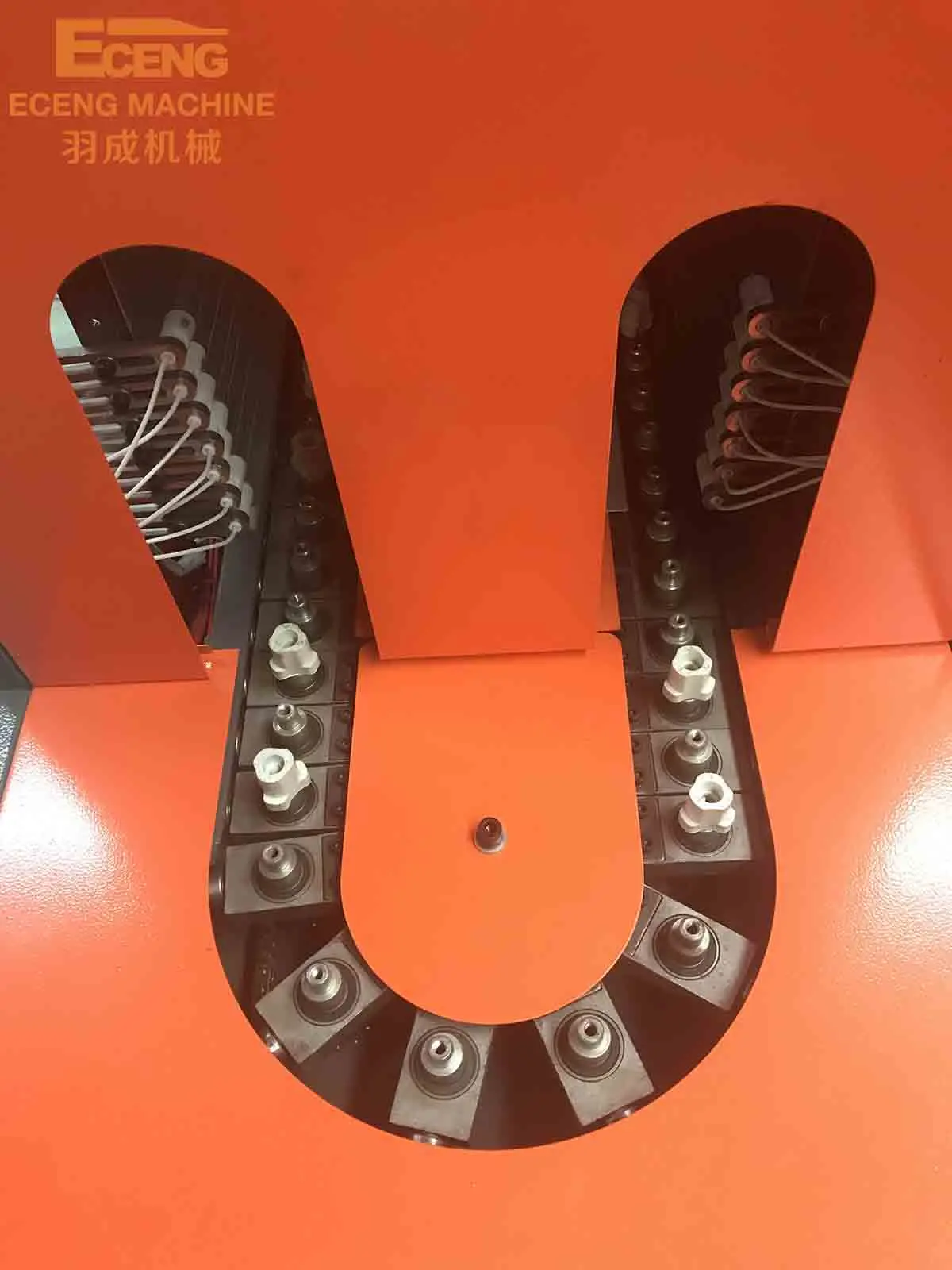 Eceng Semi Automatic Compact Plastic PET Preform Blowing Machine 4000BPH Bottle Blow Molding Machine 250ml 100ml 2L