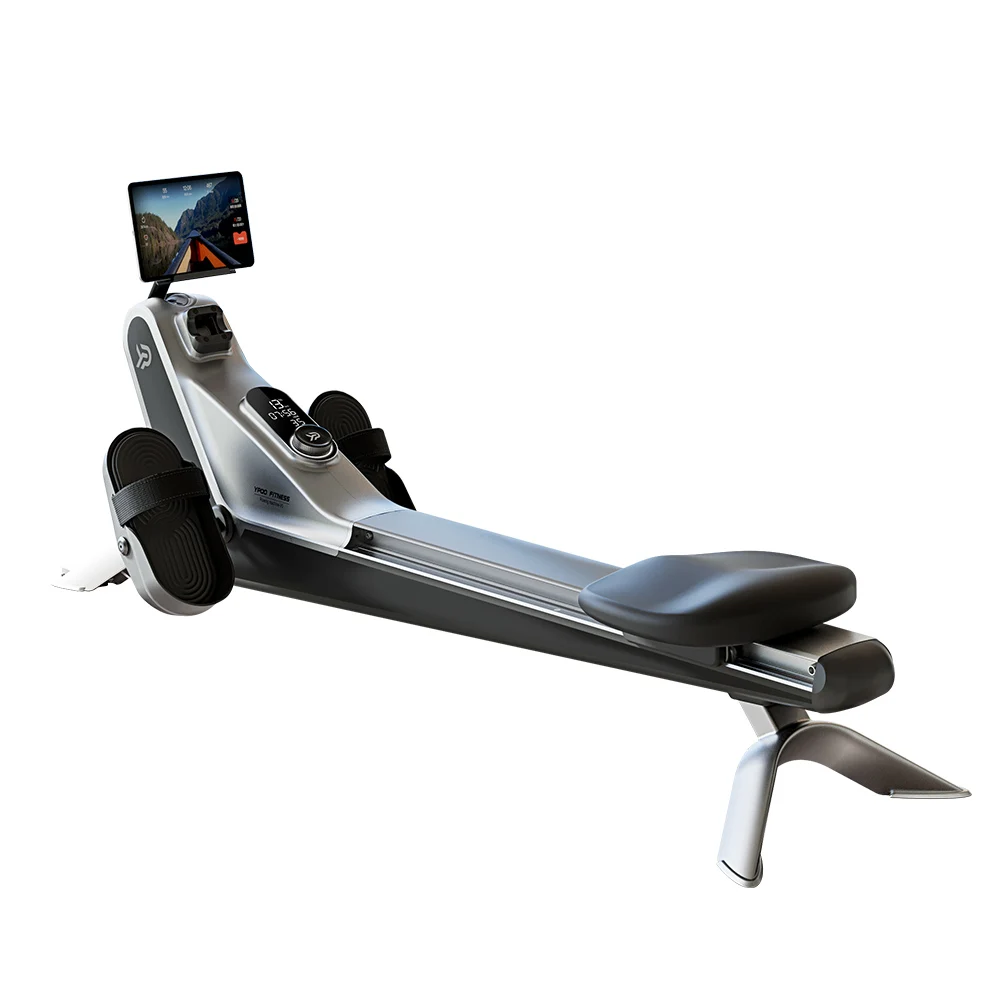 YPOO air rowing machine home use fitness equipment rower magnetic control LED screen with YPOOFIT APP