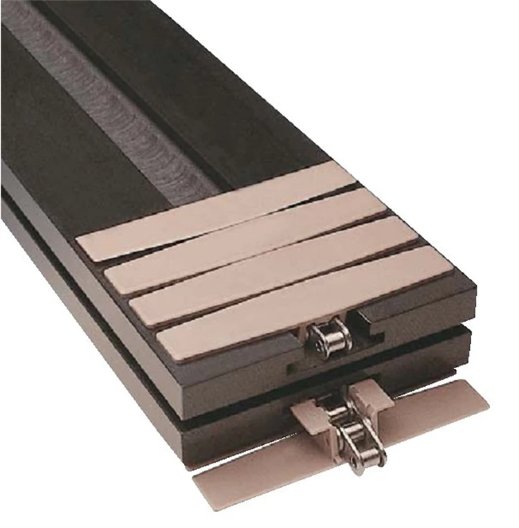 1873TAB Series side flexing top conveyor chain with roller chain