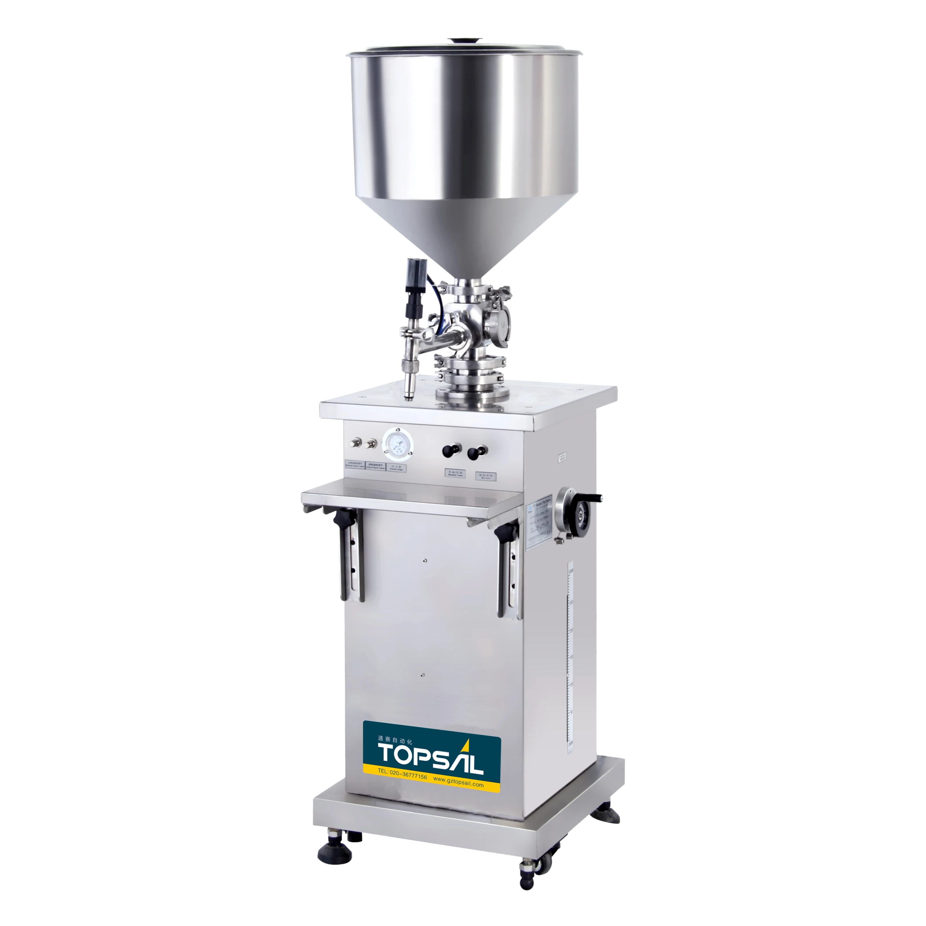 TOPSAIL semi-automatic pneumatic small bottle liquid oil filling machine and lotion oil filler