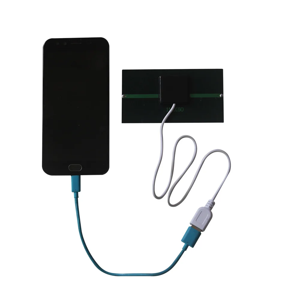 Мини DIY Солнечная Панель зарядное устройство 1 Вт 6 В солнечное с USB для мобильного Power Bank небольшая солнечная энергетическая система 110*60