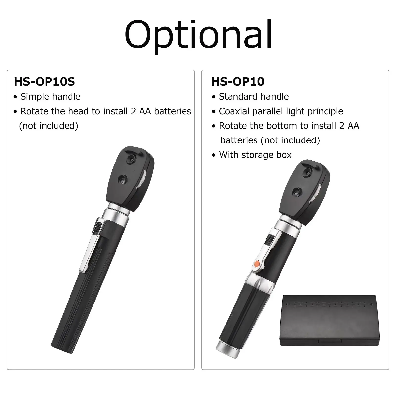 Direct Ophthalmoscope 5 Different Apertures Professional Portable Handheld Ophthalmoscope Eyes Ophthalmic Diagnostic Supplies