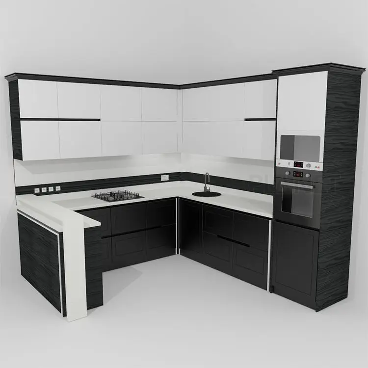 Кухонные шкафы с ламинированной отделкой по заводской цене