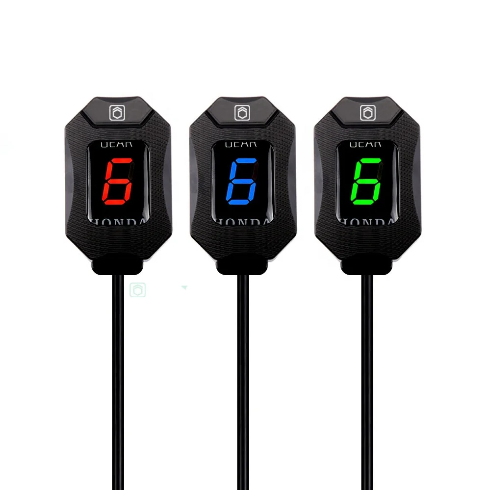 Motorcycle 6 Level Gear Indicator Meter ECU Plug Speedometer For Honda CB500X VFR 800 CB1000R CB400SF CBR650F CB600F CB650F