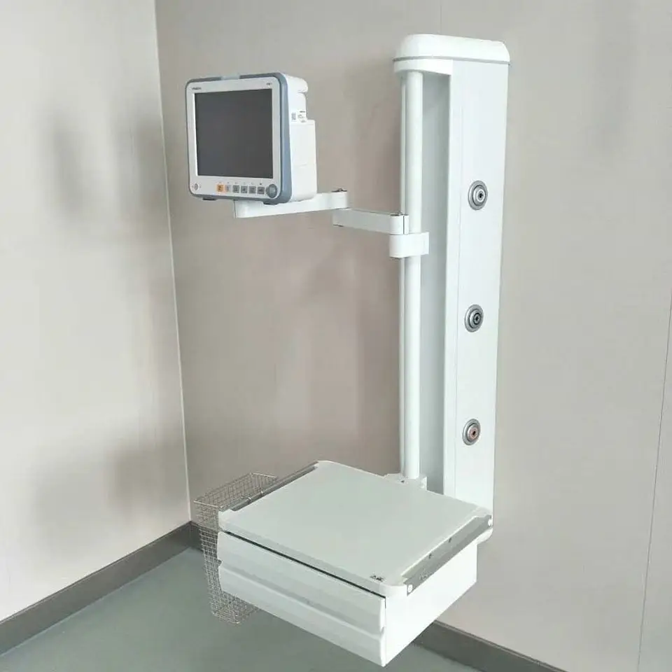 Medical gas equipment double arm surgical pendant hospital ICU room ceiling mounted pendant with gas outlet