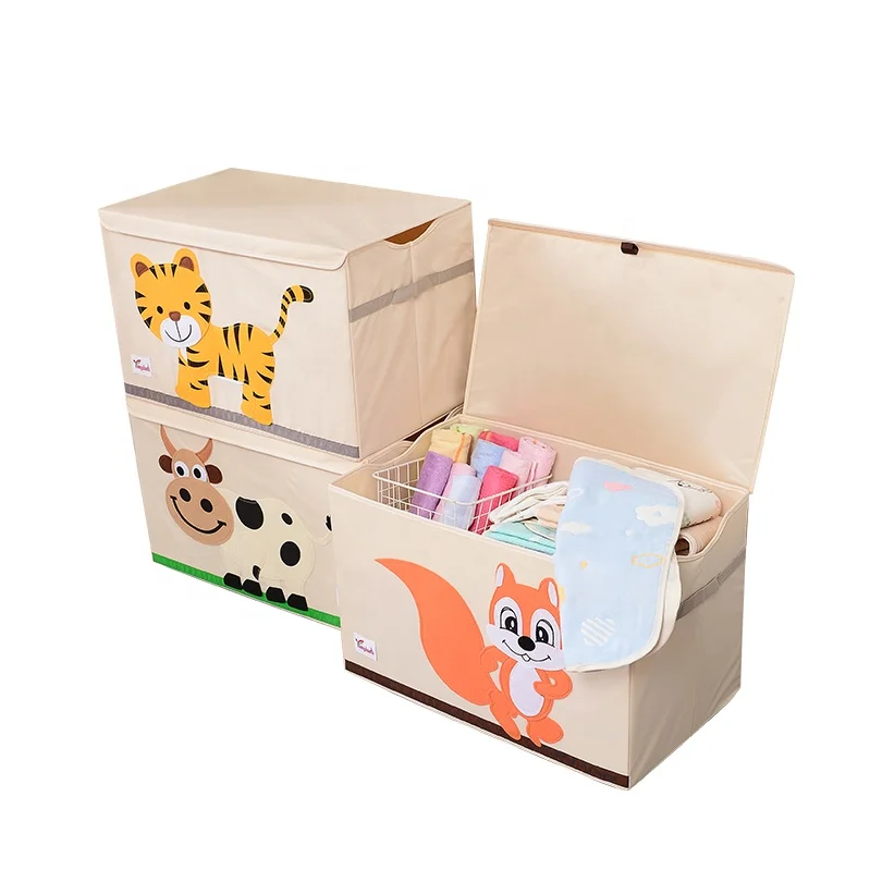 Youngshoots Wholesale Of New Products Extra Large Capacity Oxford Fabric Waterproof Design Two Handles Toys Storage Organizer