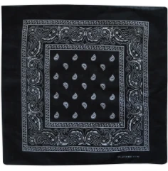 100% cotton hair accessories bulk head hair band men femme printing custom bandana scarf for women