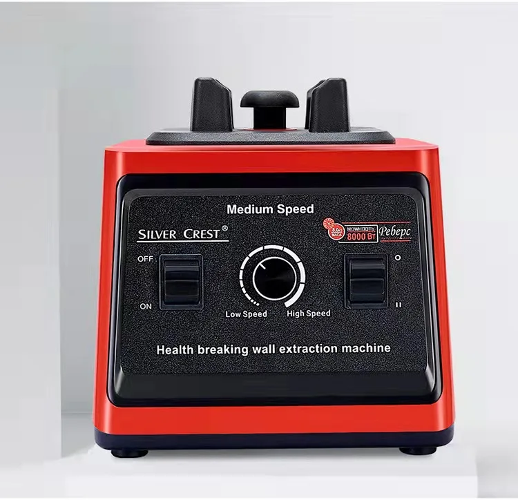 2 In 1 Blender Double Cup 8000w Strong Power 3l 9525 Motor Silver Crest Double Cup Blender For Home