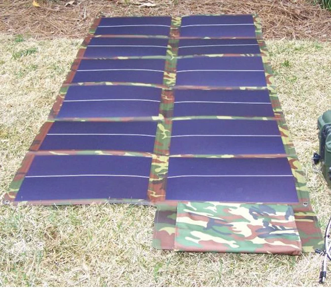 Flexible thin-film solar charger with uni-solar solar cell